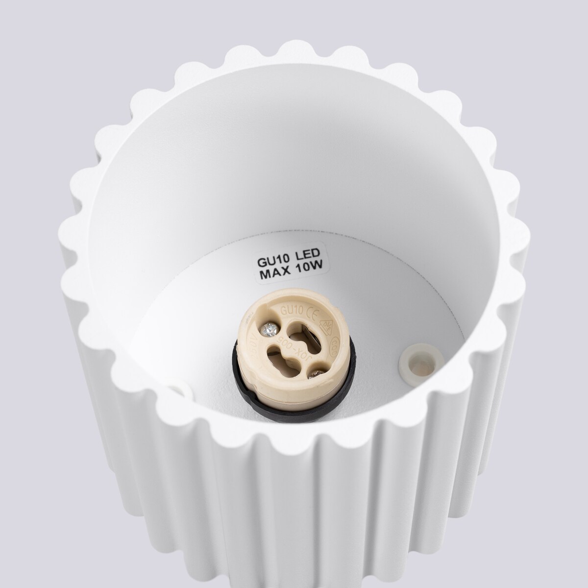 Plafon AURA 1 biały GU10