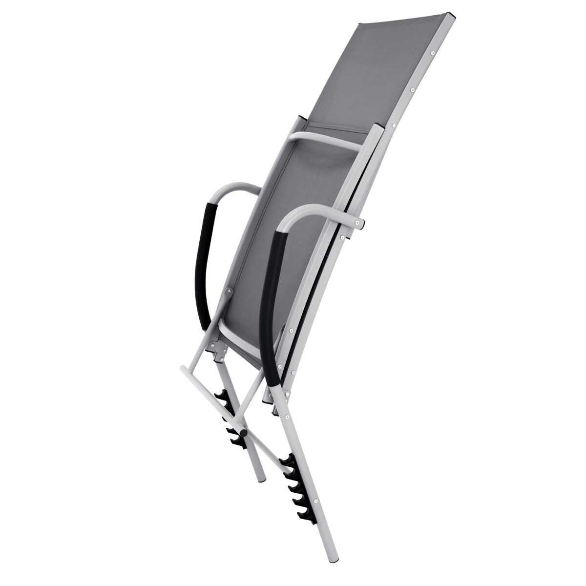 Leżanka aluminiowa SKŁADANA ogrodowa regulowana