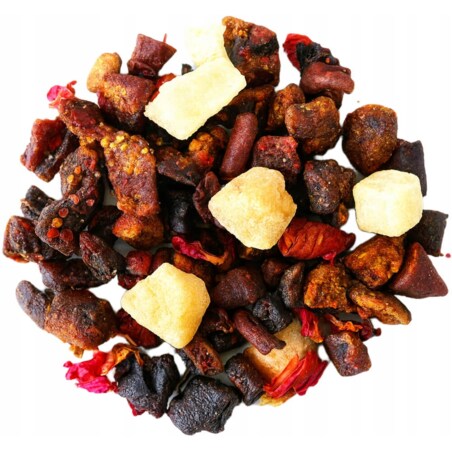 Herbata owocowa IMBIROWA GRUSZKA Cup&You witamine C papaja gruszki 250g - sypana herbata PREMIUM na prezent upominek podarunek Cup&You