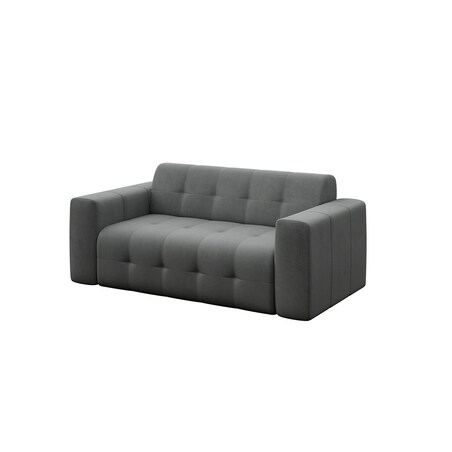 Sofa 2 osobowa Tuil srebrnoszara