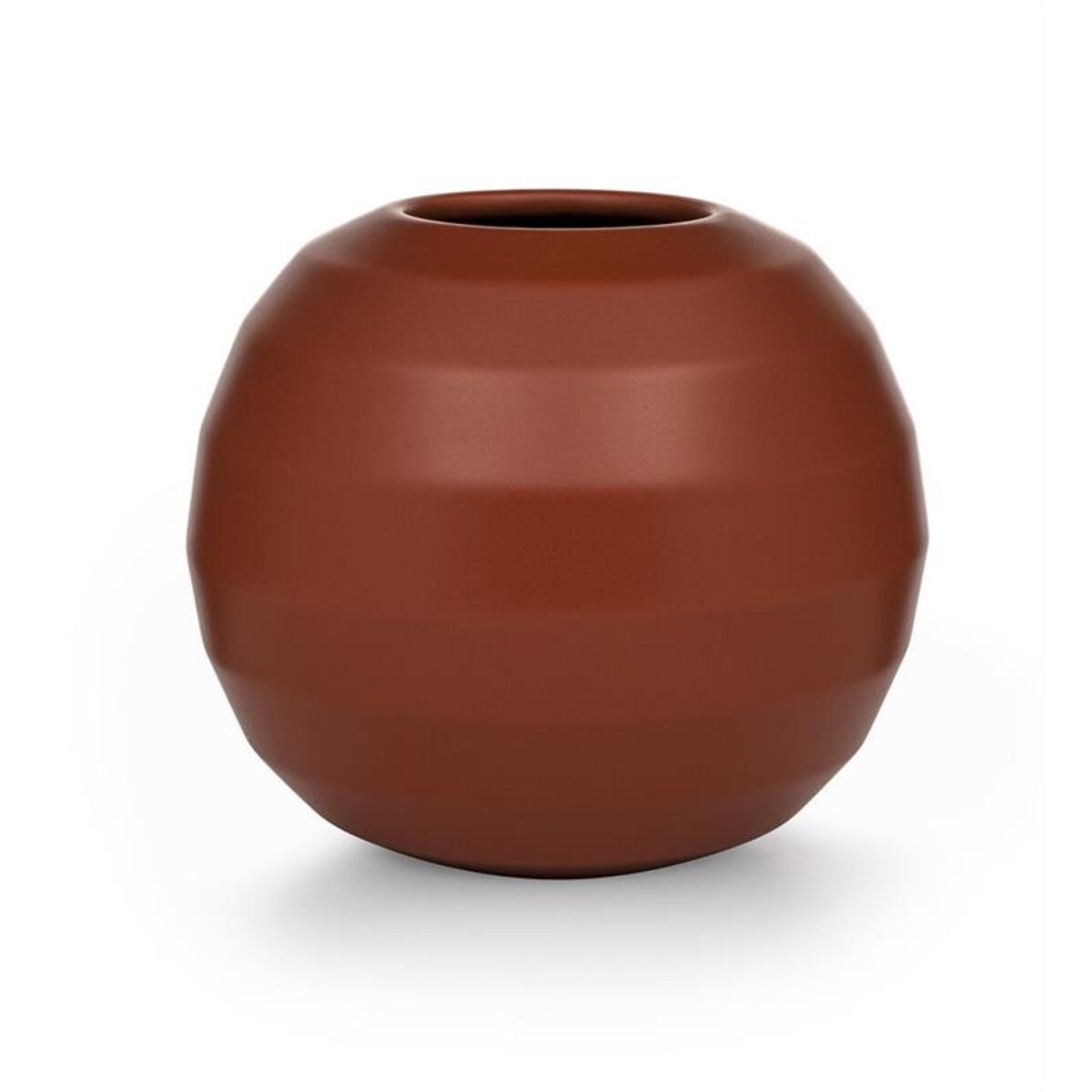 Wazon ceramiczny rdzawy 14x16 cm OMFAMNA Markslojd dekoracyjny do salonu i sypialni