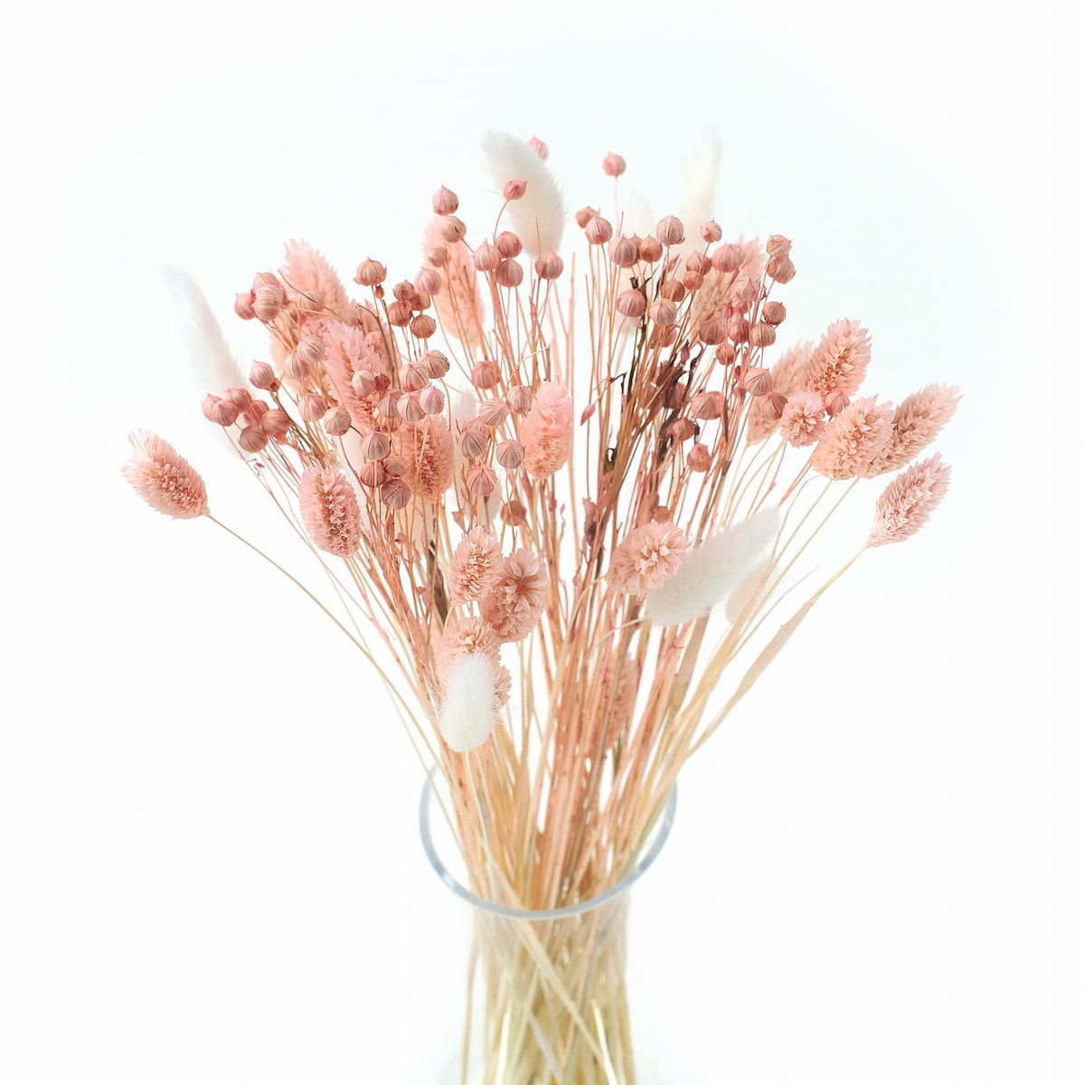 Bukiet suszonych kwiatów Pink roz. S