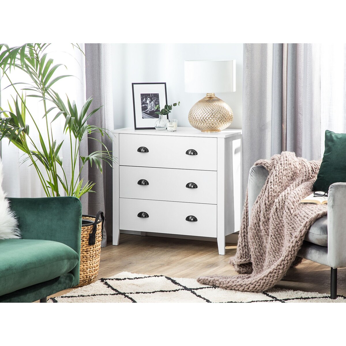 Komoda biała DONOVAN