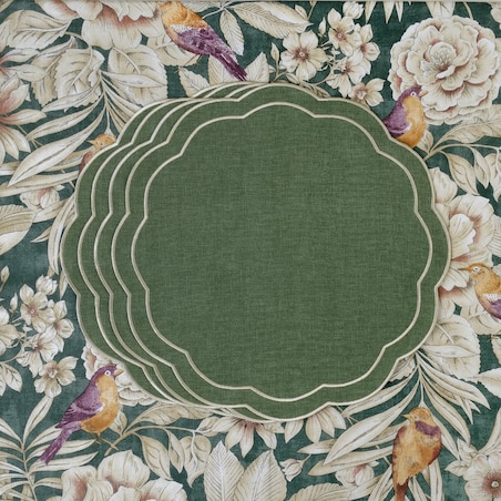 Obrus Emerald okrągły - Średnica ok. ⌀ 160 cm