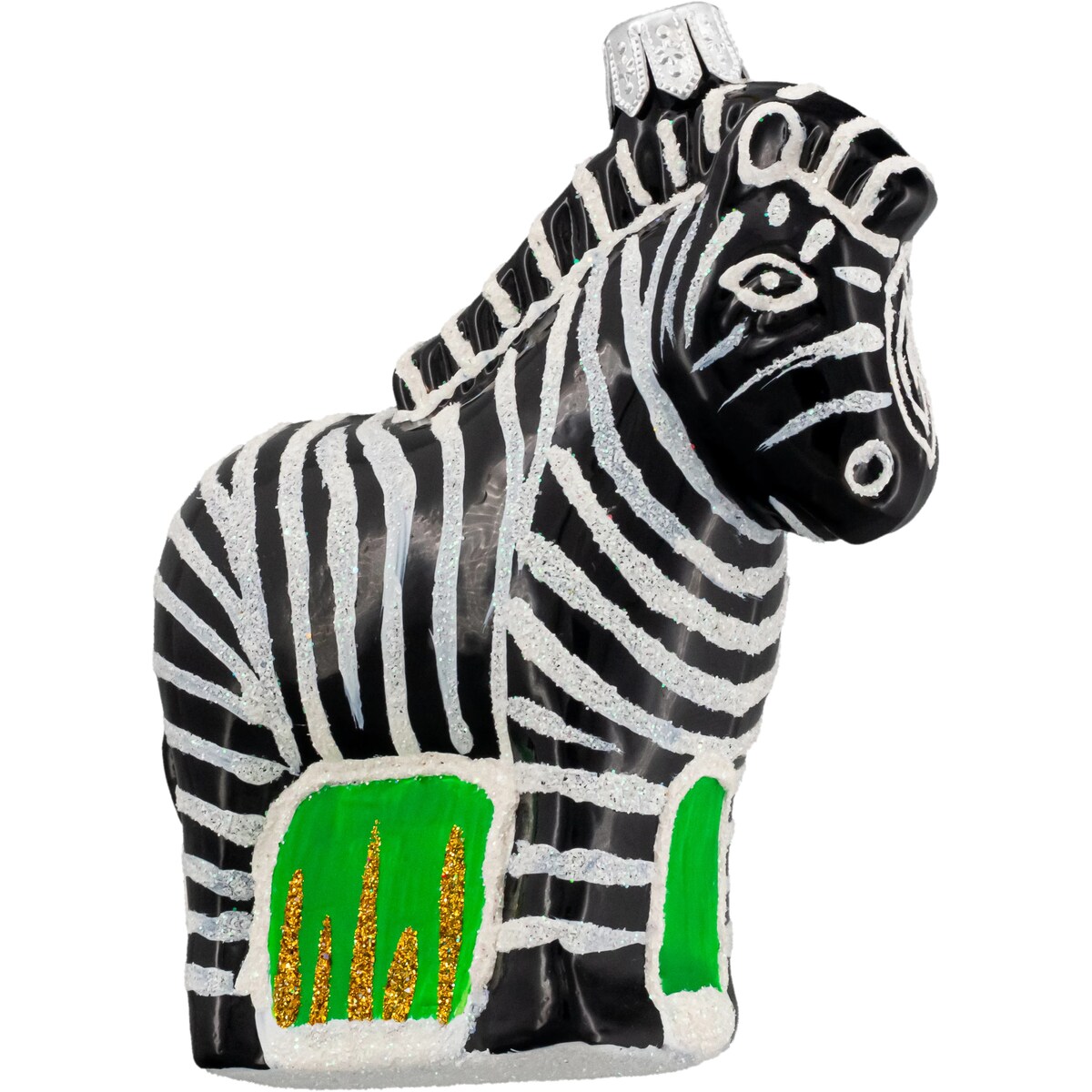 Bombka choinkowa szklana - Zebra