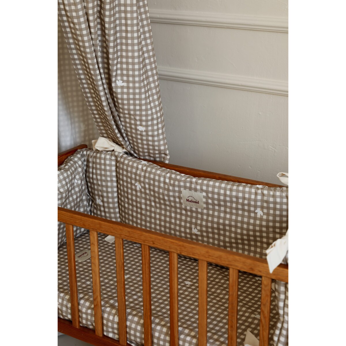 Ochraniacz do łóżeczka Countryside Check - S