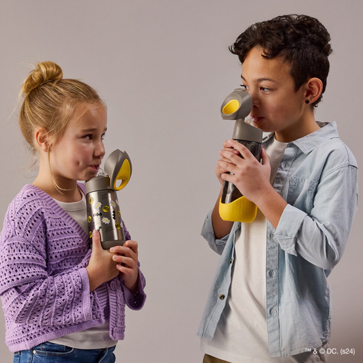 Batman Butelka termiczna dla dzieci ze słomką 350 ml b.box