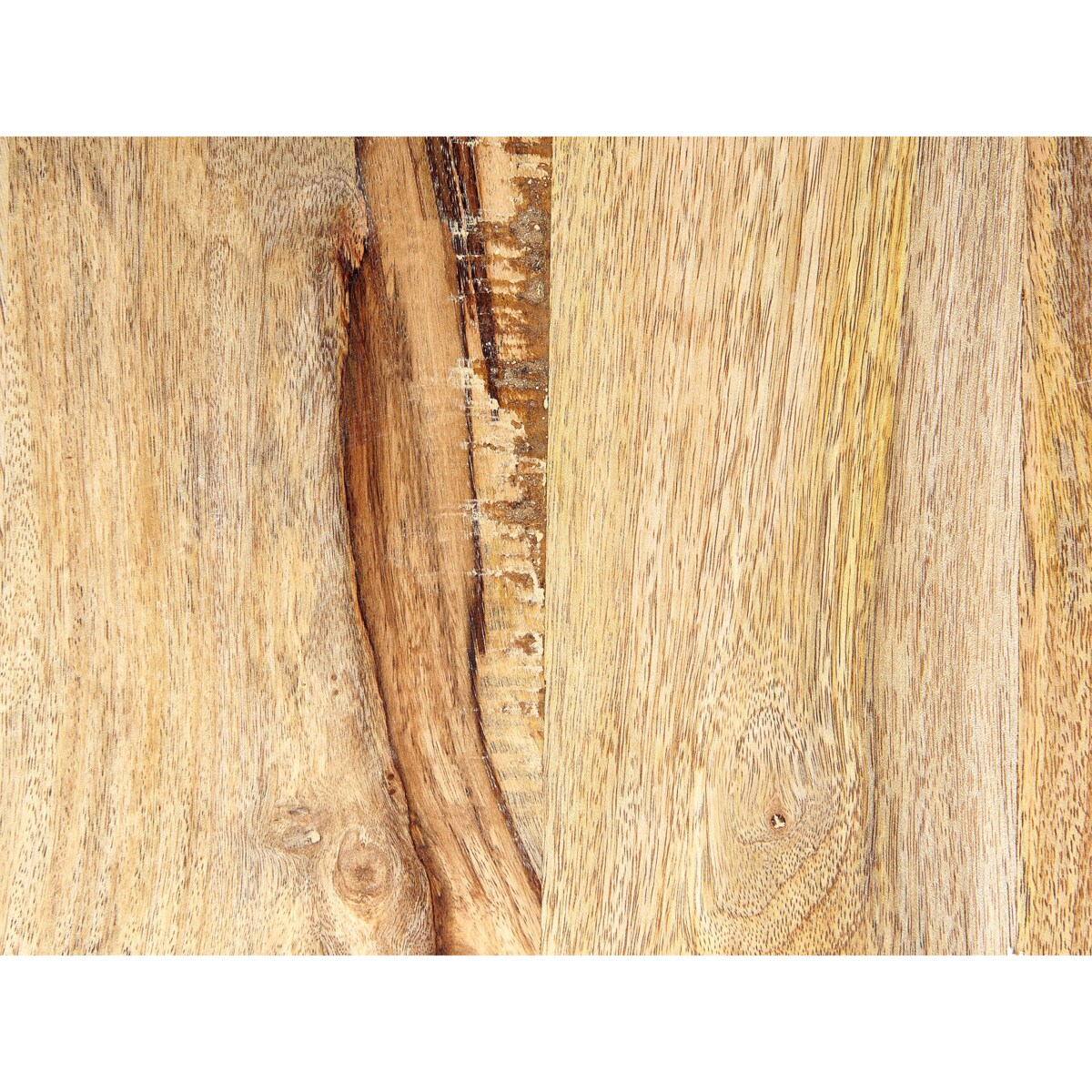 Stolik pomocniczy drewno mango jasne z czarnym WILLS