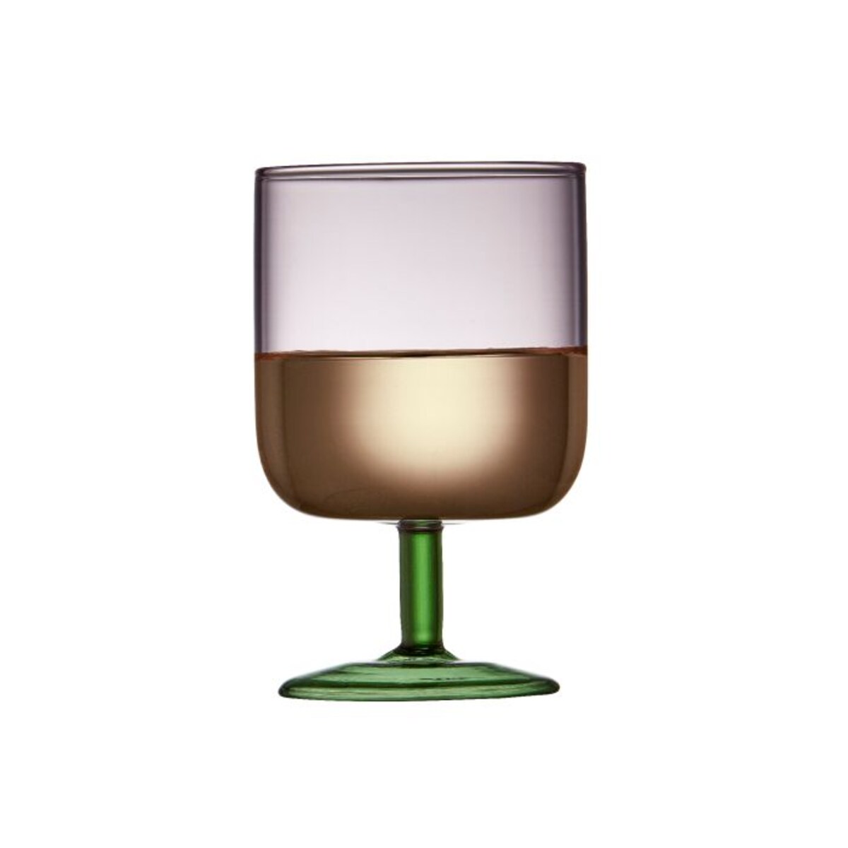 Kieliszki do wina Torino 300 ml 2 sztuki różowo/zielone 30205