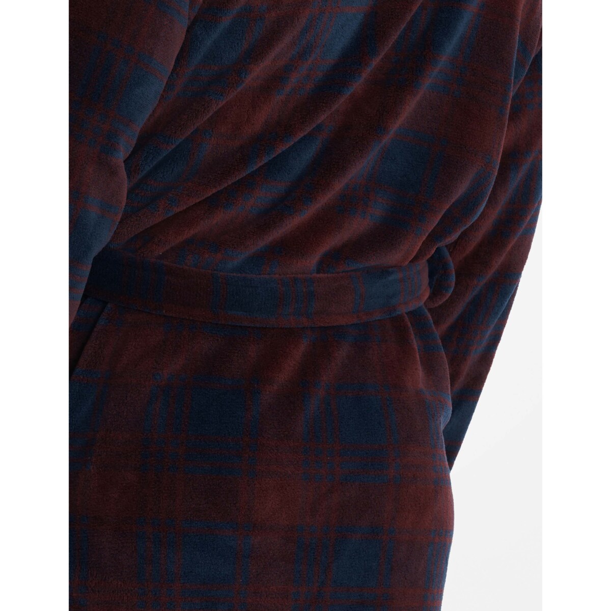 Szlafrok Undergo 40985-83X Bordowy Bordowy, XL