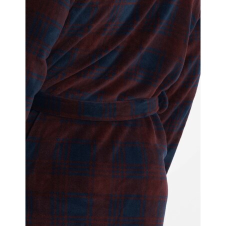 Szlafrok Undergo 40985-83X Bordowy Bordowy, XL