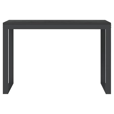 vidaXL Biurko komputerowe, czarne, 110x60x73 cm, płyta wiórowa