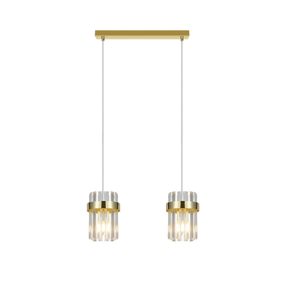 Lampa sufitowa wisząca Light Prestige Vetro złoty 2 x E14 1 szt.