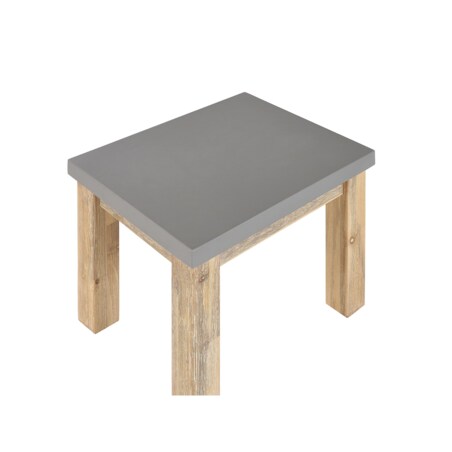 Stołek ogrodowy szary OSTUNI