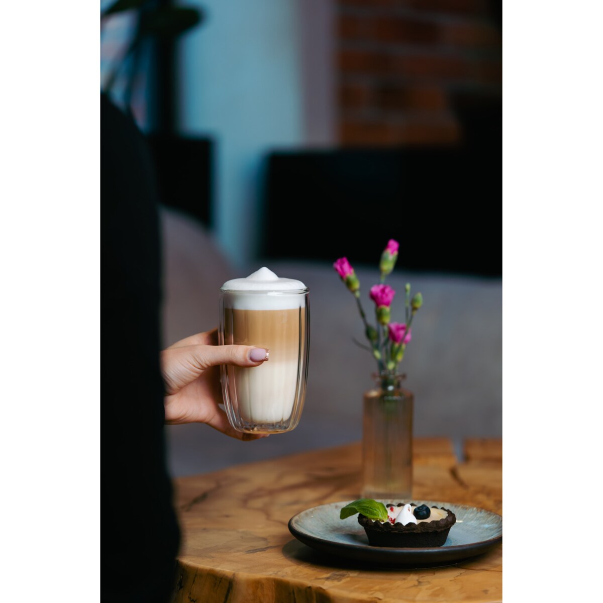 Komplet 2 szklanek wysokich Tulip 350 ml 8968