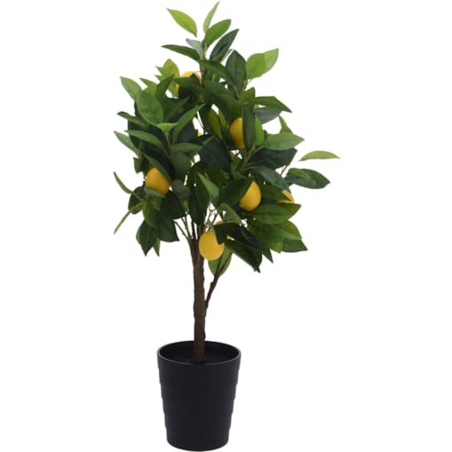 Sztuczna roślina doniczkowa, drzewko cytrynowe, 70 cm