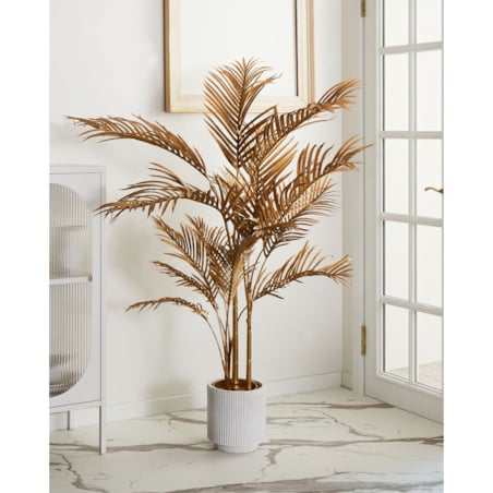 Sztuczna roślina ARECA PALM 160 cm Złoty