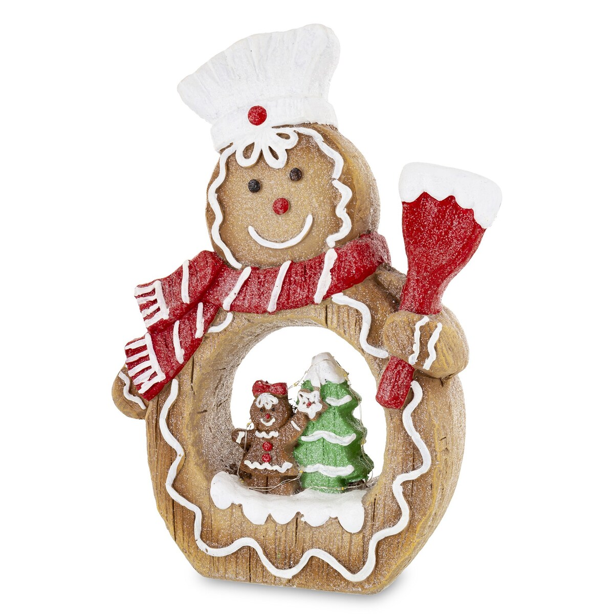 Figurka piernikowa LED 38x28 cm PISTOR