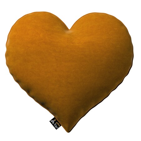 Poduszka Heart of Love, miodowy, 45x15x45cm, Posh Velvet