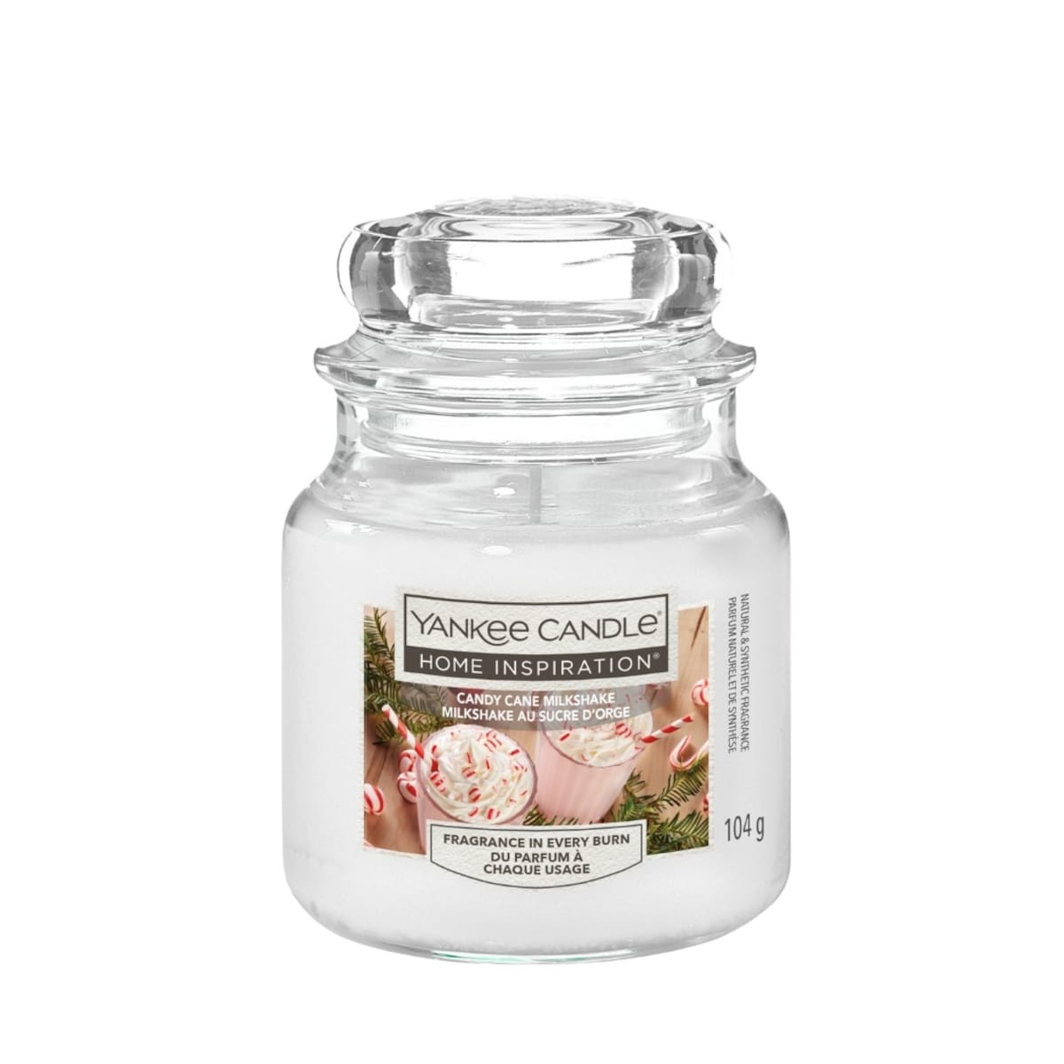 Home Inspiration świeca mała CANDY CANE MILKSHAKE