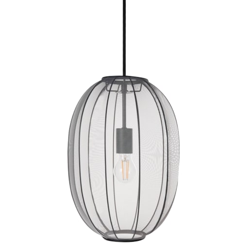 Lampa wisząca PADAMO Materiał syntetyczny Czarny