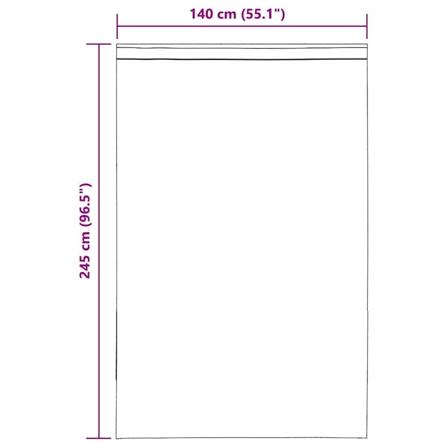 vidaXL Zasłony woalowe z zakładką na górze 2 szt. Brązowe