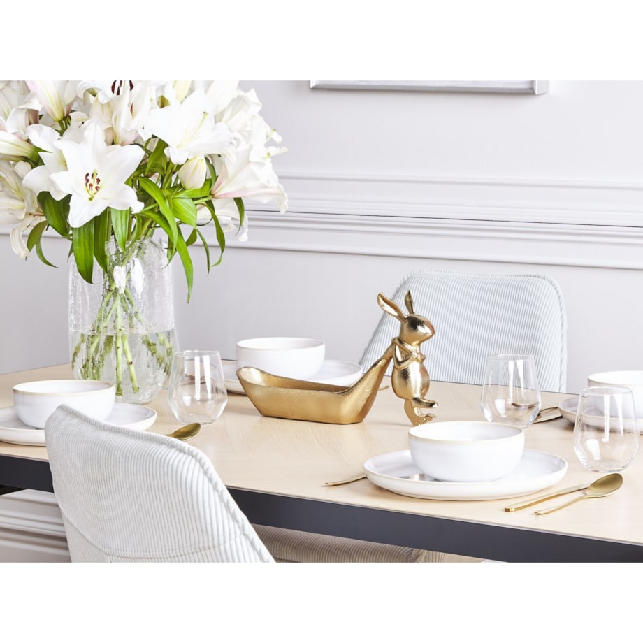 Patera dekoracyjna królik złota PROGO