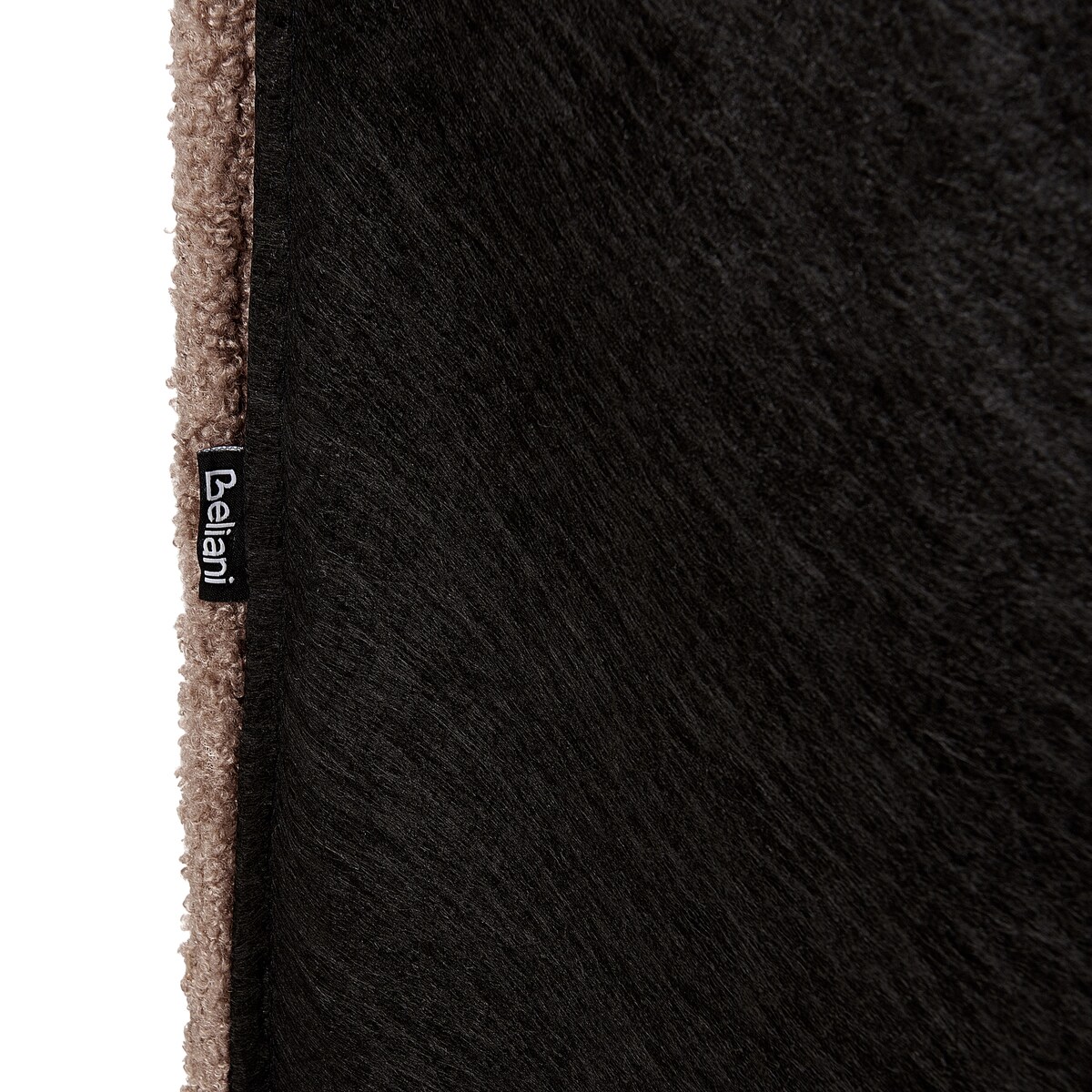 Łóżko Boucle VALOGNES 180 x 200 cm Brązowy
