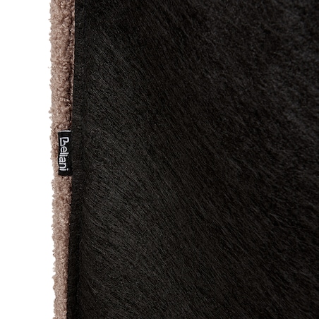 Łóżko Boucle VALOGNES 180 x 200 cm Brązowy