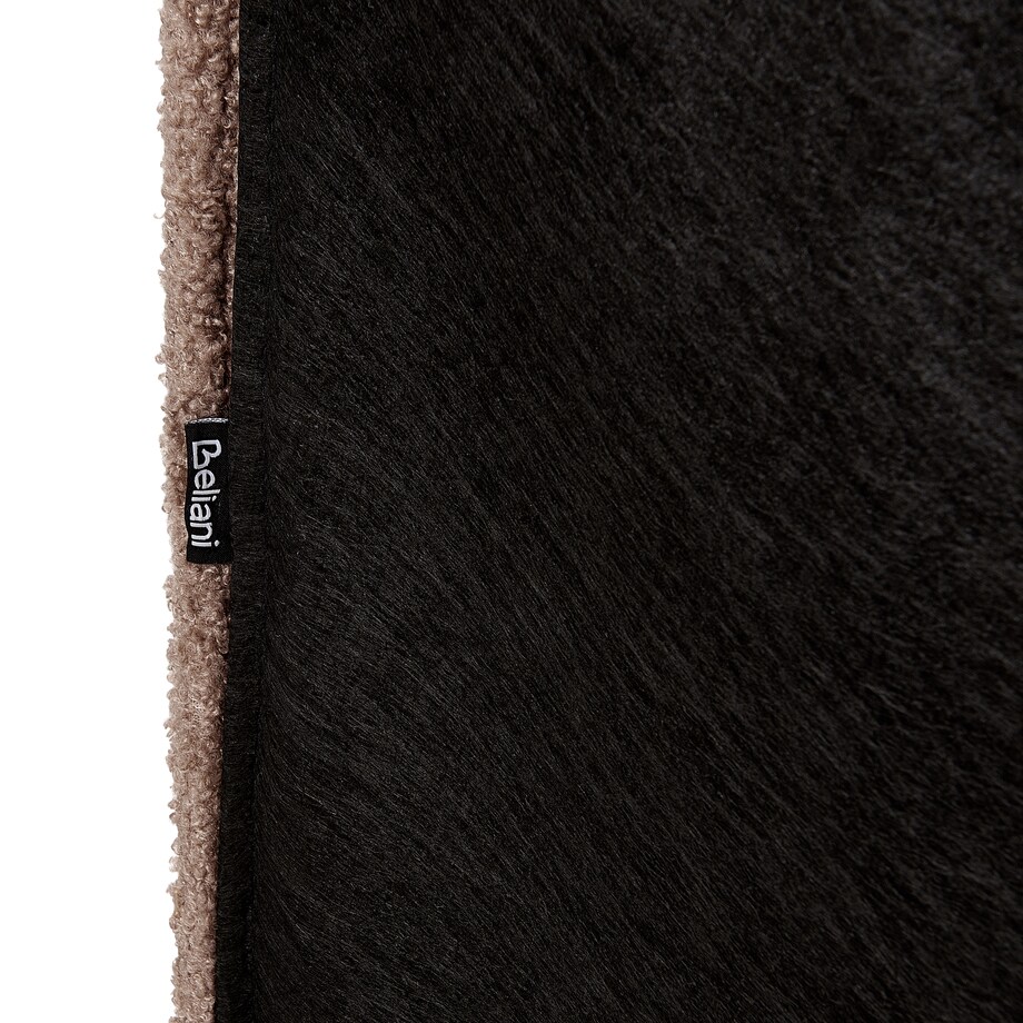 Łóżko Boucle VALOGNES 180 x 200 cm Brązowy
