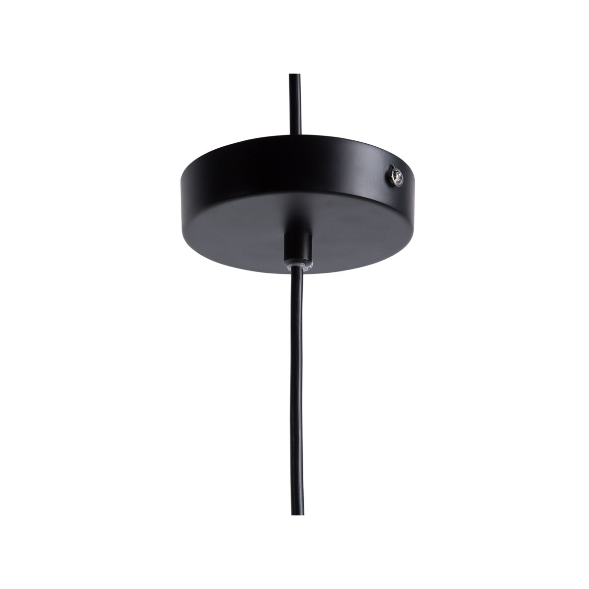 Lampa wisząca metalowa czarna CONCA