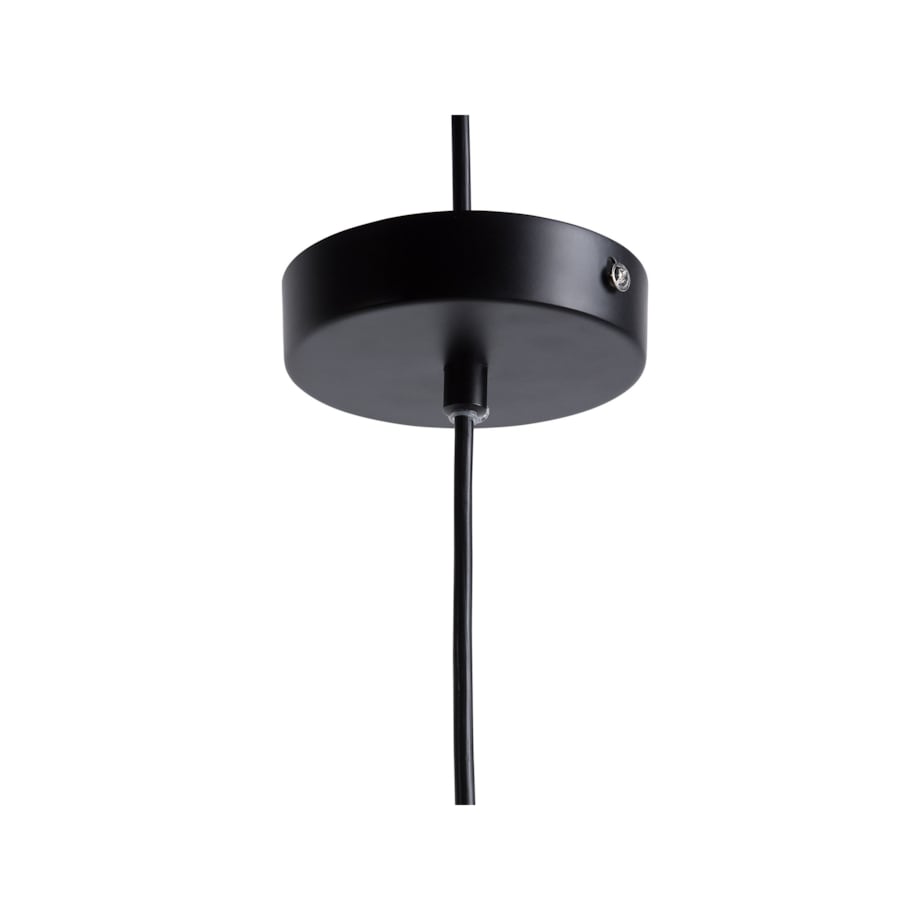 Lampa wisząca metalowa czarna CONCA