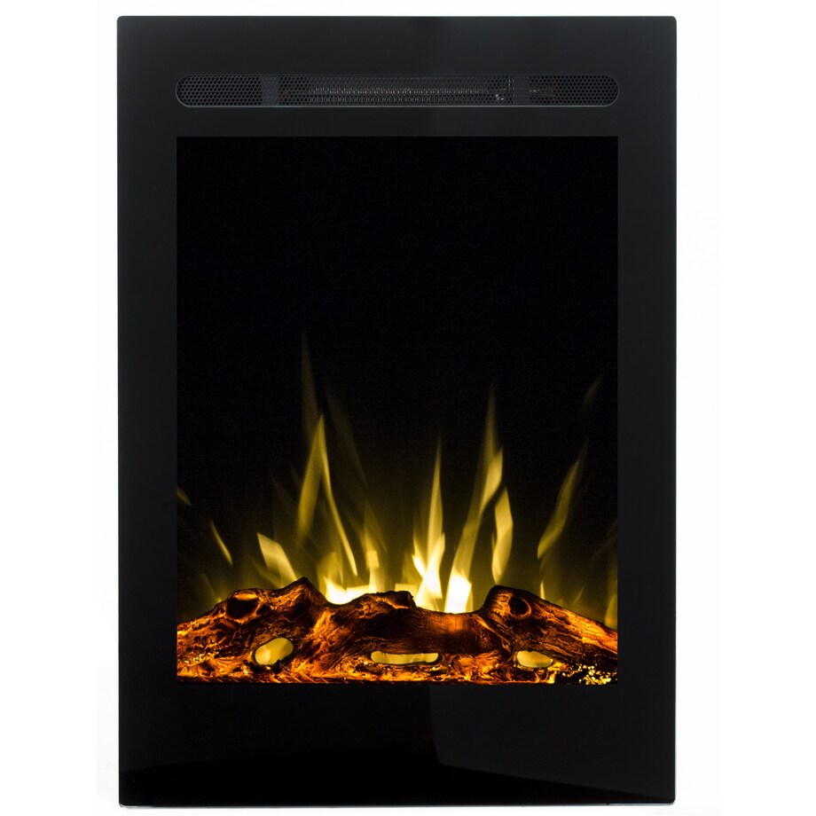 Kominek elektryczny AFLAMO Majestic 32 - ścienny i do zabudowy - 47x66x14 cm - kominek LED z funkcją grzania 750/1500 W