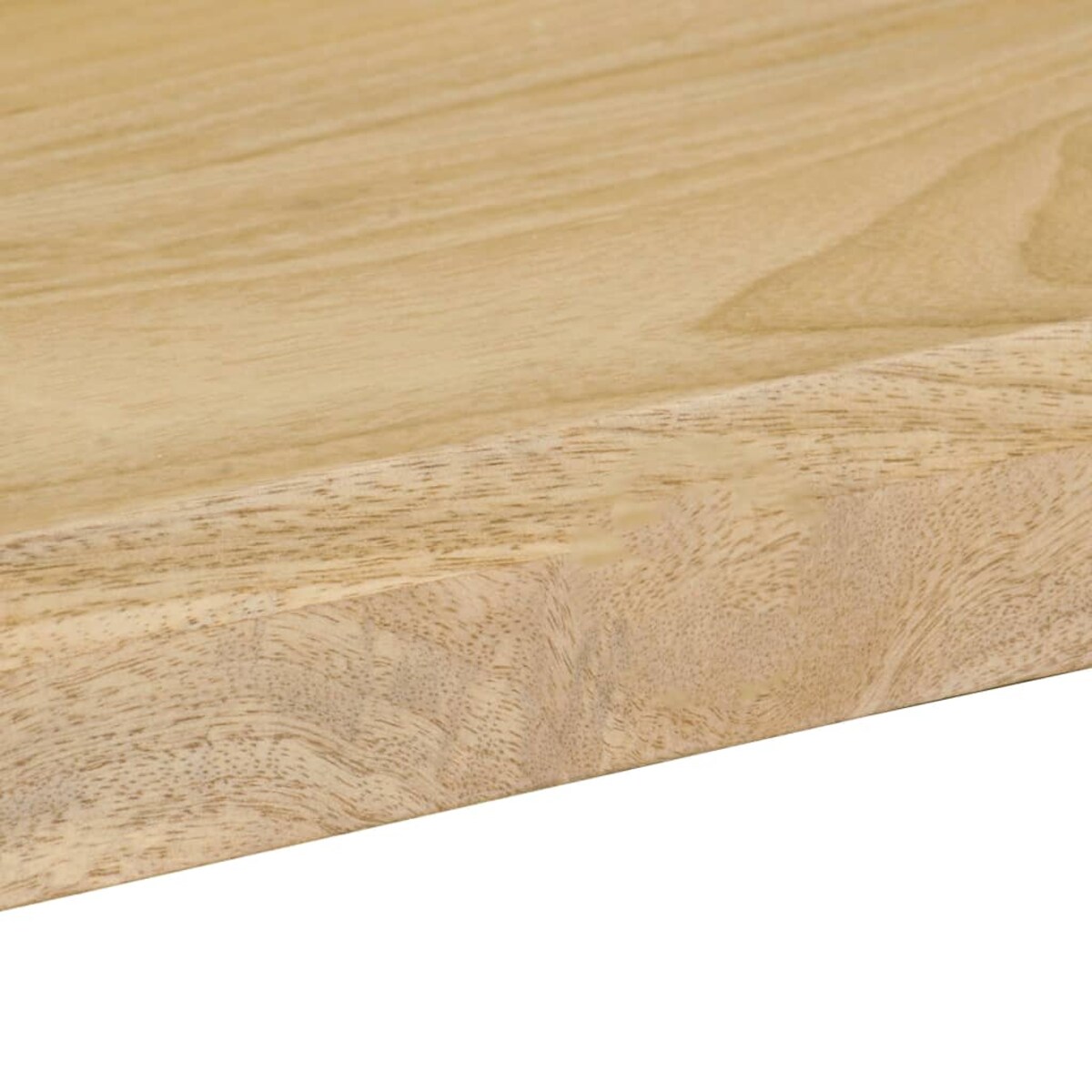 vidaXL Stół jadalniany, 115x55x76 cm, lite drewno mango i stal