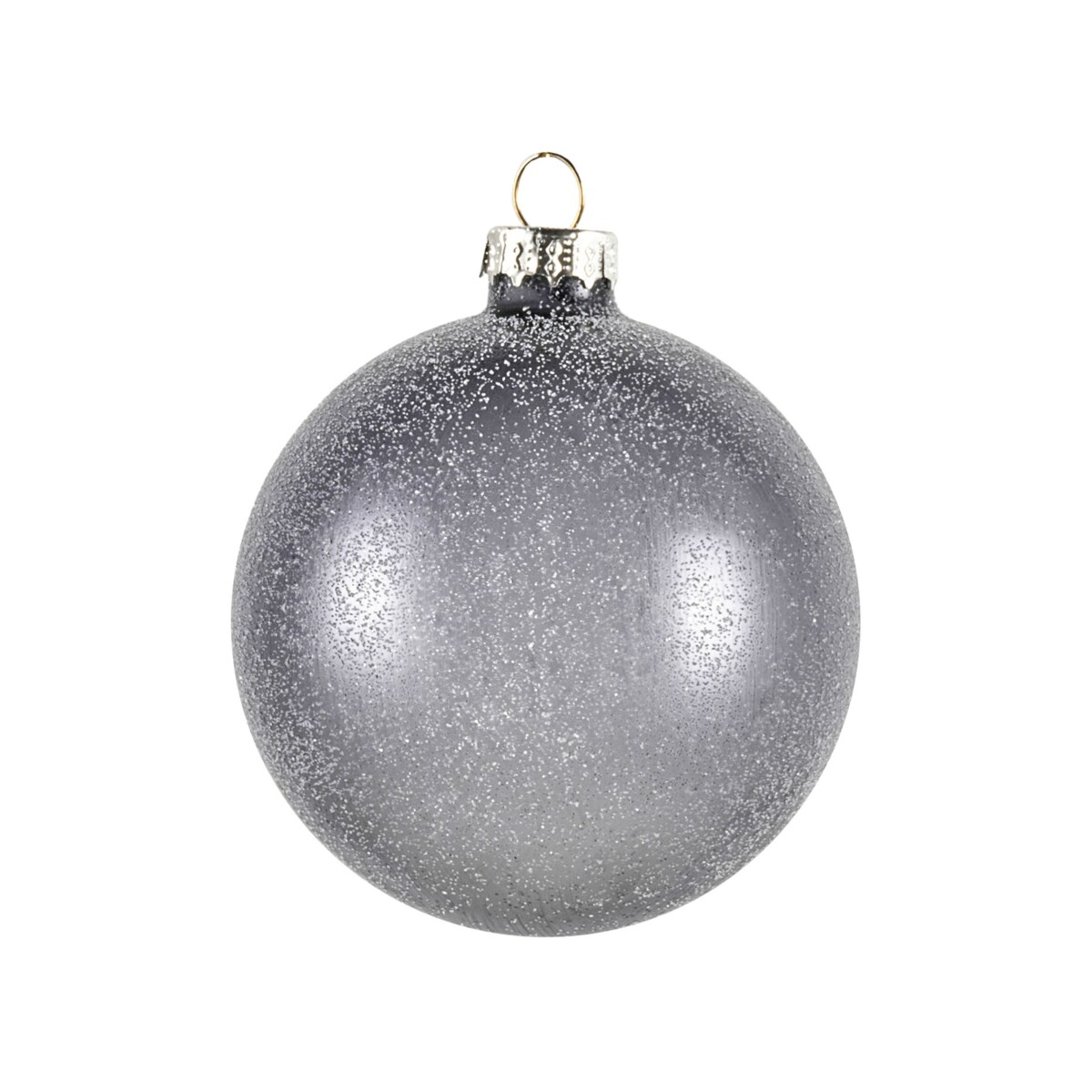 Zestaw 24 bombek WINTERLIGHT Szkło Różowe złoto