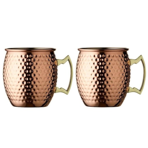 Kubki z uszkiem Moscow 550 ml 2 sztuki miedź 24691