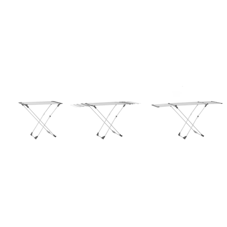 Suszarka na pranie do ubrań bielizny stojąca teleskopowa 20m Massido Ursula biała