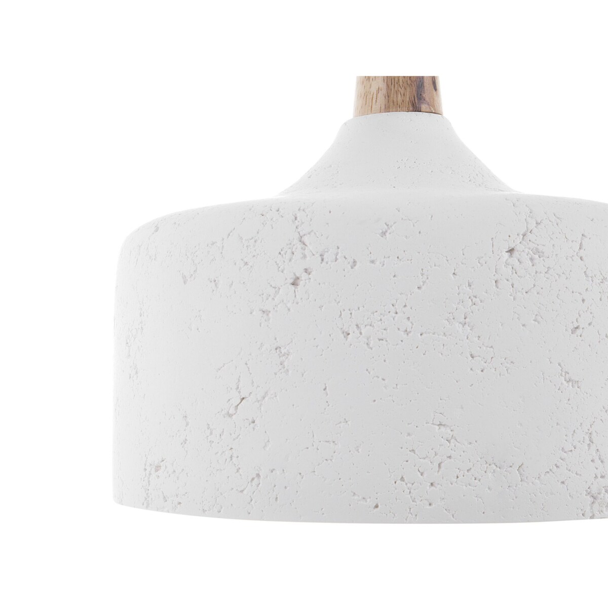 Lampa wisząca gipsowa biała BURANO