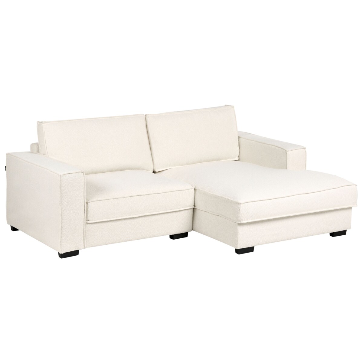 Narożnik KOLDING Boucle Jasnobeżowy Lewostronny