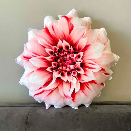 poduszka mała kwiat Dalia Poduszkownia