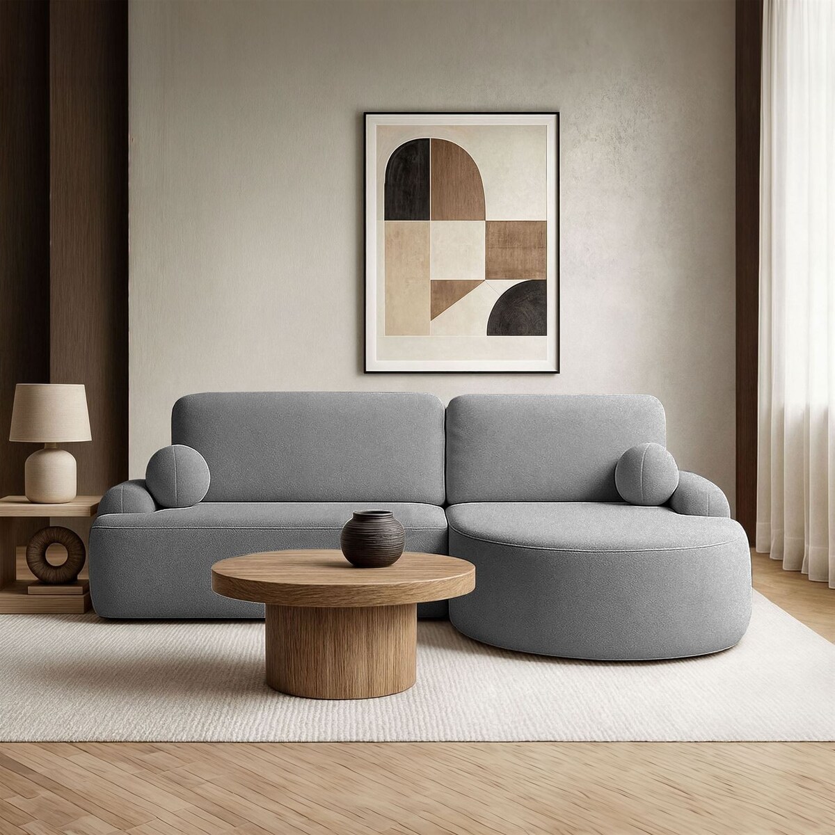 Zaokrąglony narożnik CLEO z funkcją spania, wersja prawa, Quelle 92