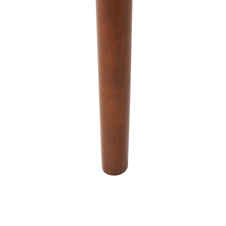 Stół do jadalni rozkładany TOMS Ciemnobrązowy 100/130 cm 80 cm