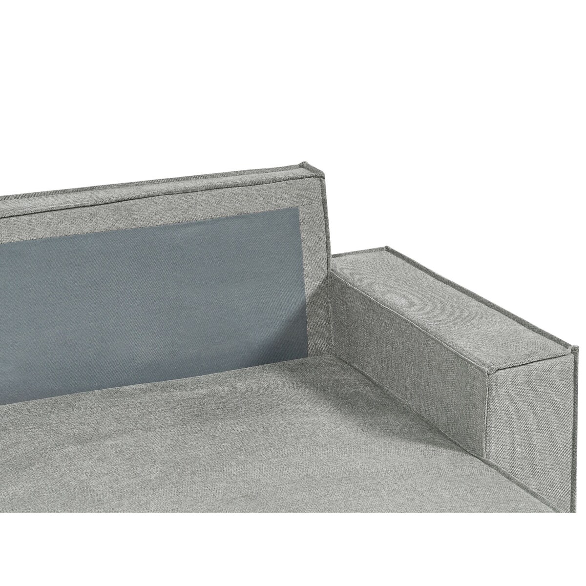 Narożnik lewostronny rozkładany z pojemnikiem szary KARILA
