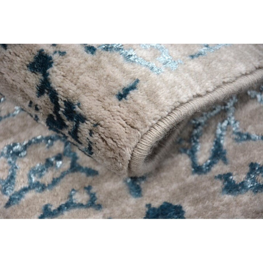 Dywan AKRYL MANYAS 193AA Szary/Niebieski 80x300 cm