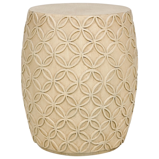 Stolik pomocniczy ZOGNO 33 cm 33 cm Jasnobeżowy