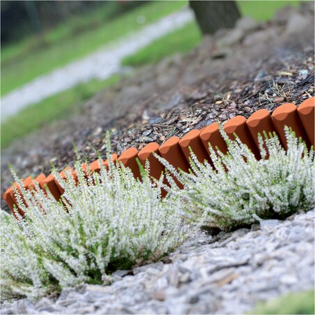 Płotek Ogrodowy 2,5 M Obrzeże Trawnikowe Palisada Terakota