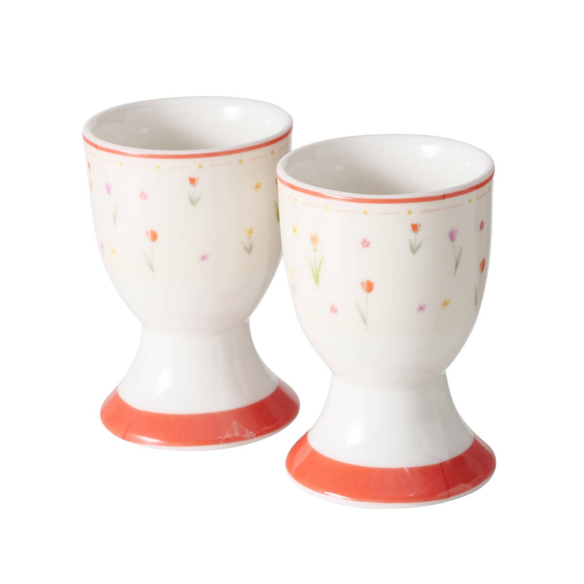 Kieliszek na jajko BLÜMI, wzór w kwiaty, Ø 5 cm