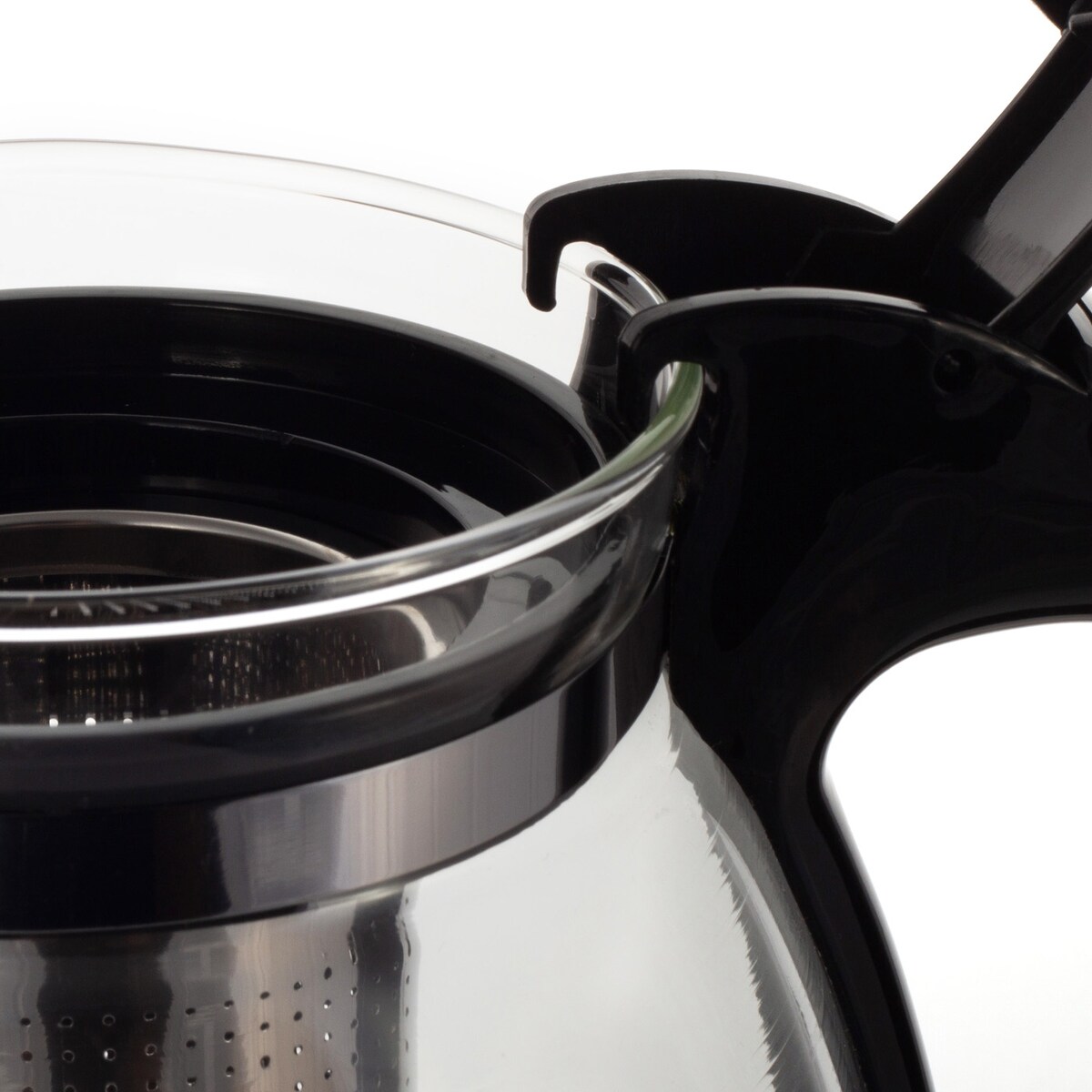 Dzbanek zaparzacz czajniczek szklany do herbaty ziół kawy duży 1.5L KAMILLE