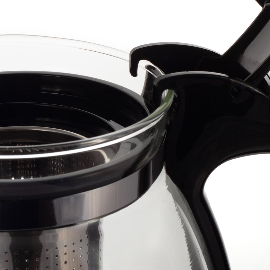 Dzbanek zaparzacz czajniczek szklany do herbaty ziół kawy duży 1.5L KAMILLE