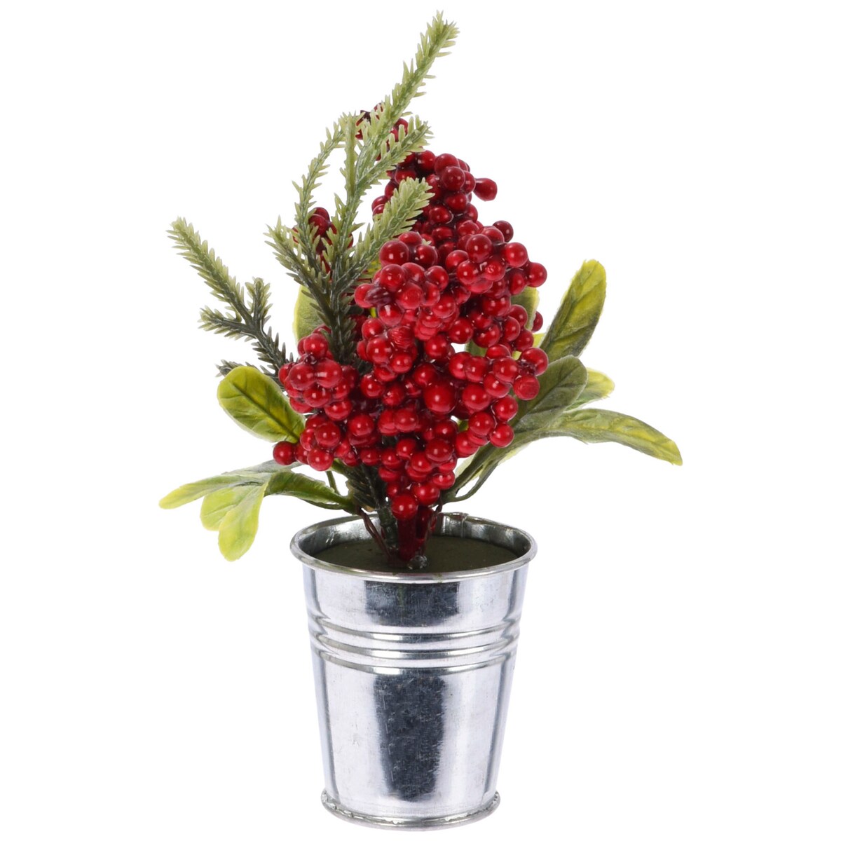 Sztuczna Jarzębina Roślina Dekoracja Świąteczna